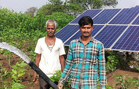 solar pump installation